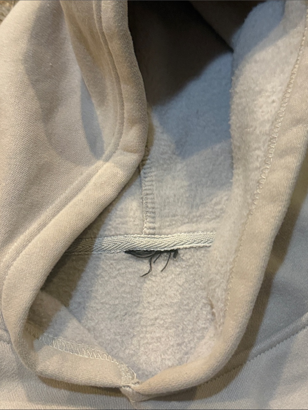 WHITEFOX Archive Co Beige Hoodie with White Logo - Picture 4 of 9